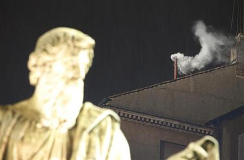 White smoke from papal conclave